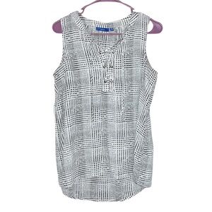 Apt. 9 Lace up Neckline Sleeveless Top - Size Medium